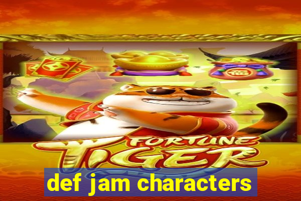 def jam characters